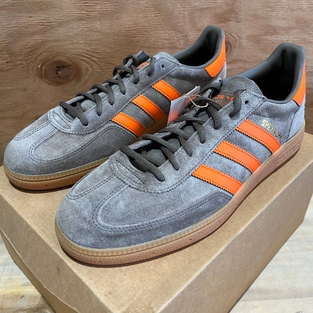 Adidas Handball Spezial Cargo Brown/Orange JR3846 Men Size 10.5 NWT